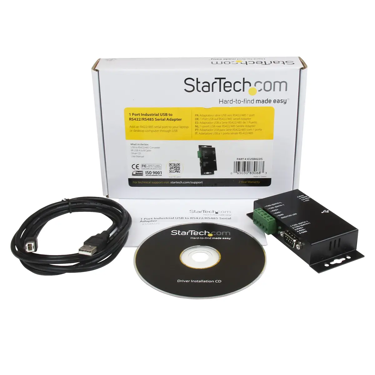 USB 2.0/RS422 industrieller Schnitstellen-Konverter