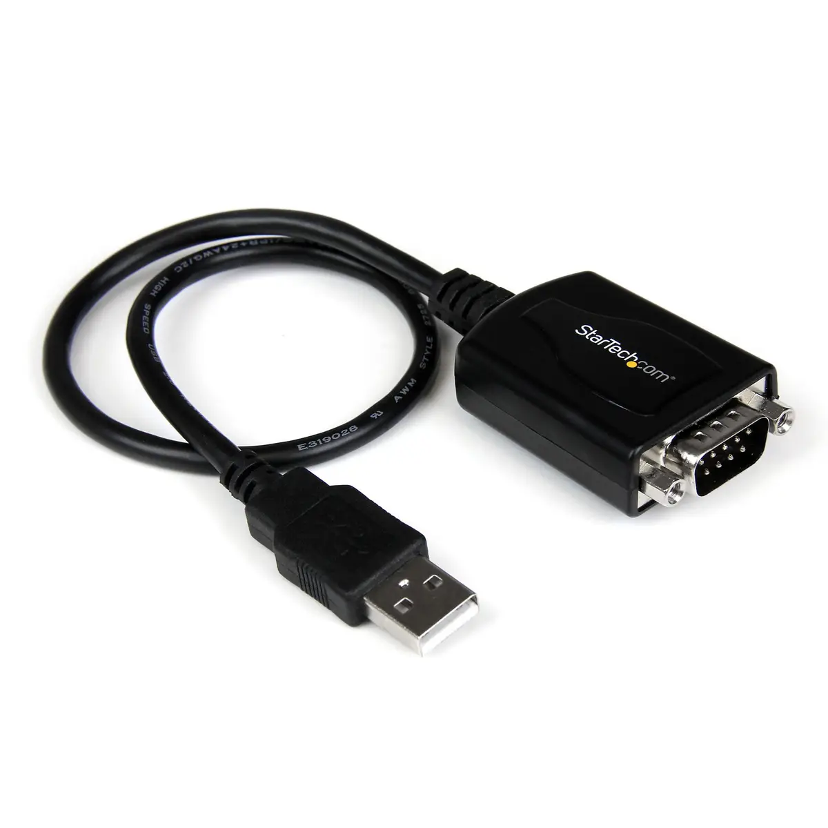 StarTech USB 2.0 to Serial black 0,3 m