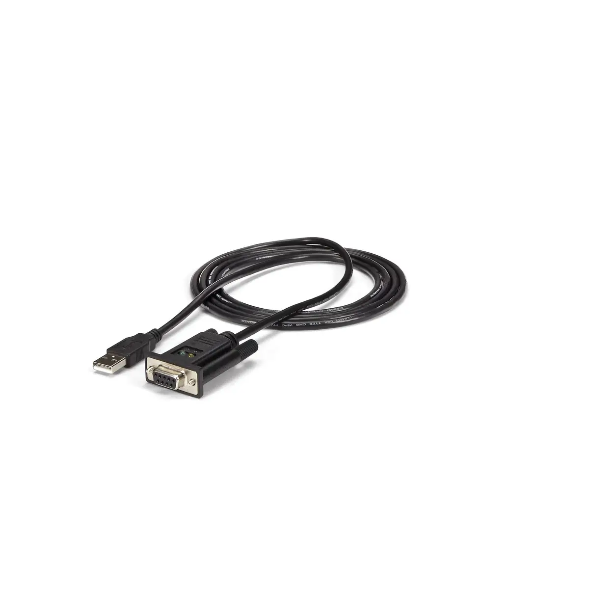 USB zu Serial DCE Adapter Schwarz 1 m