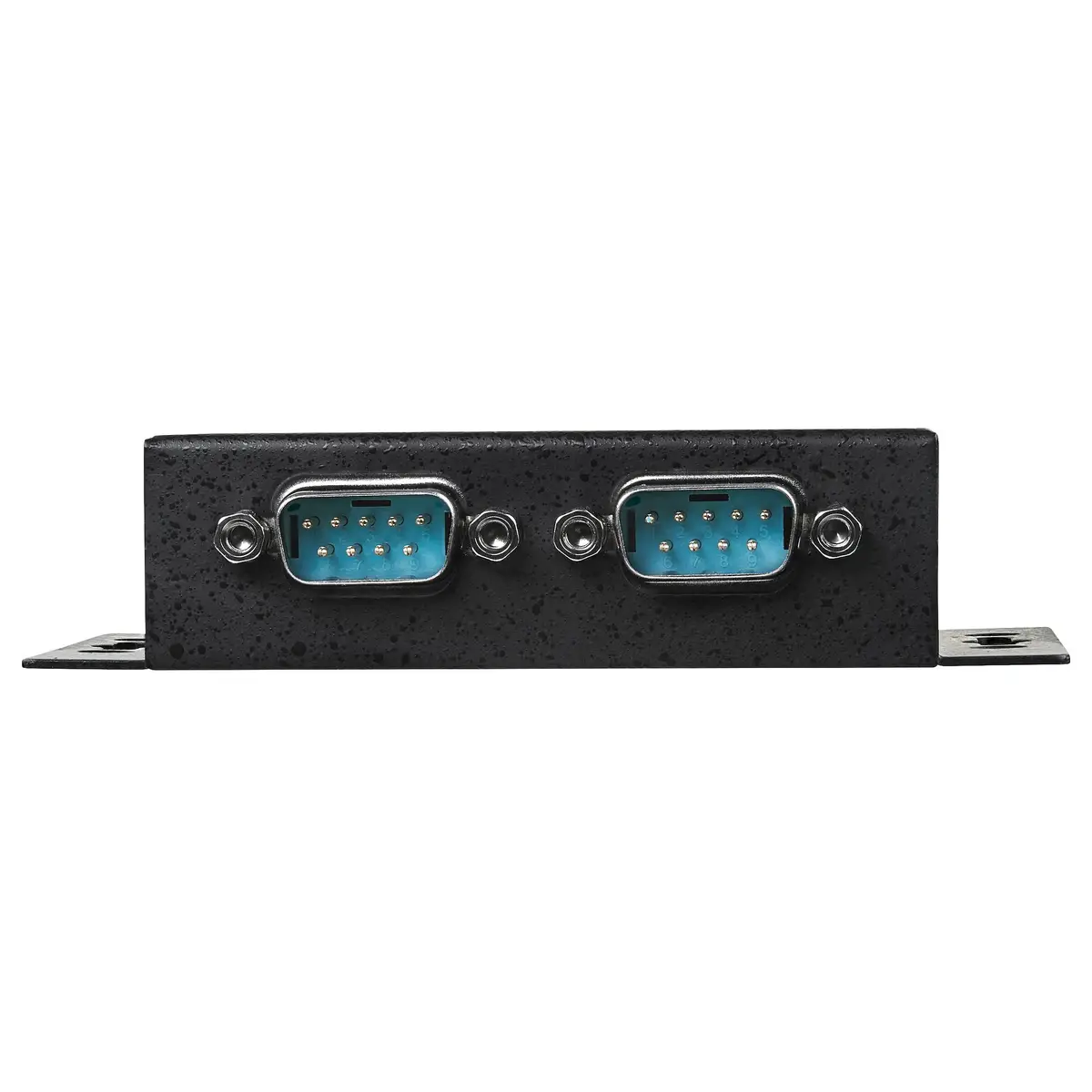 2 Port USB auf Seriell Adapter Hub DIN-Schienen/Wandmontagefähig USB/2xDB-9 DB9 Hub Wandmontagefähig