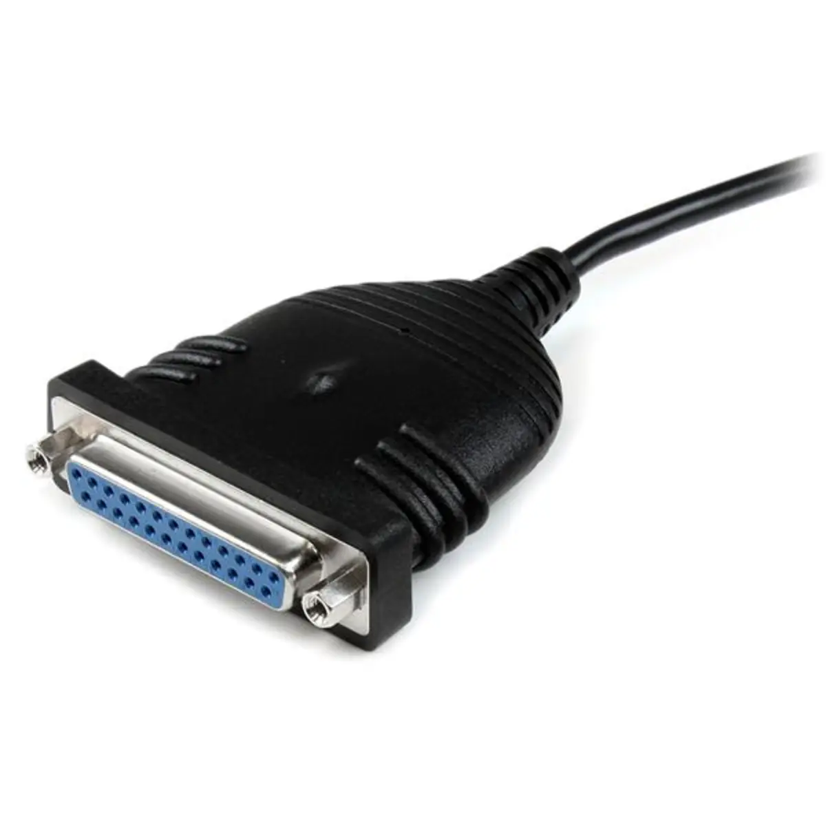 USB zu Parallel Adapterkabel Stecker/Stecker schwarz 1,5m