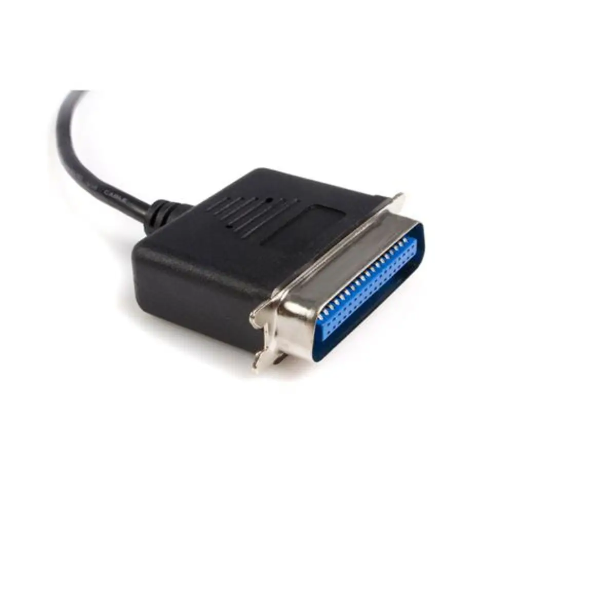 StarTech printercable USB to Paralll black 1,9m