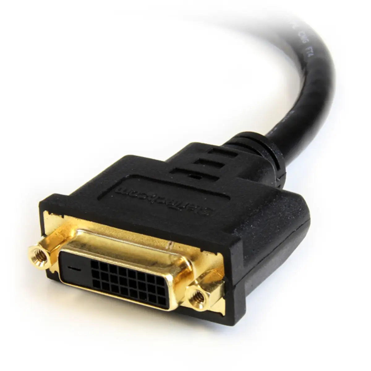 StarTech HDMI/DVI-D adaptor plug/socket black 0,2 m