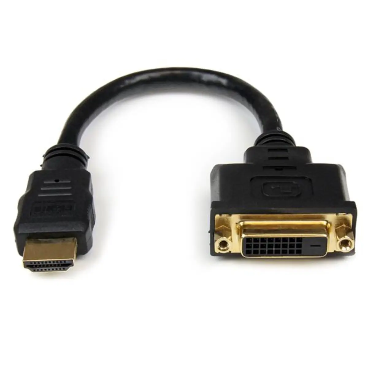 StarTech HDMI/DVI-D adaptor plug/socket black 0,2 m