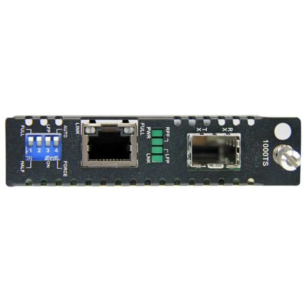 Gigabit Ethernet LWL / Glasfaser Medienkonverter Kartenmodul mit SFP Steckplatz