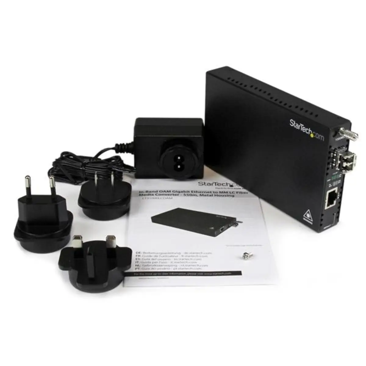 OAM Gigabit Ethernet LWL/Glasfaser LC Medienkonverter bis 550m 802.3ah konform