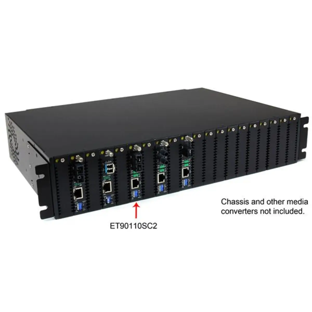 LWL Glasfaser 10/100 Mbit/s Ethernet SC Medienkonverter 2km