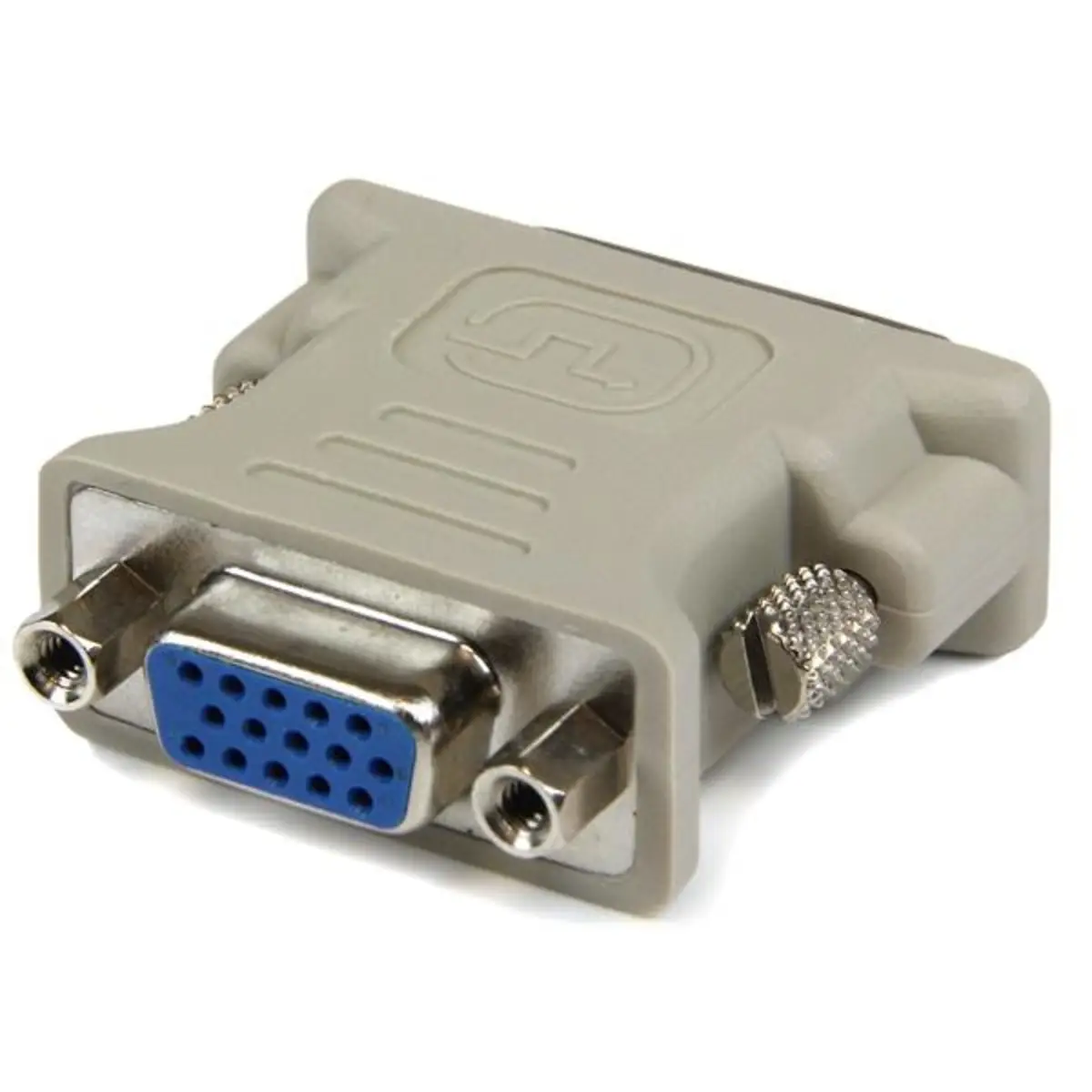 DVI auf VGA Adapter Stecker/Buchse grau