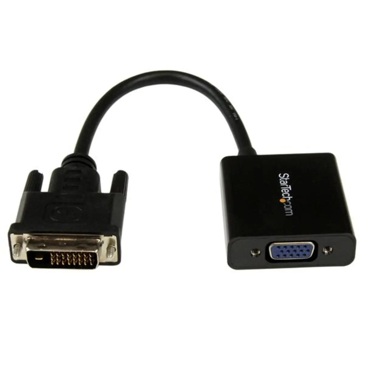 DVI-D/VGA Adapter Stecker/Buchse Schwarz