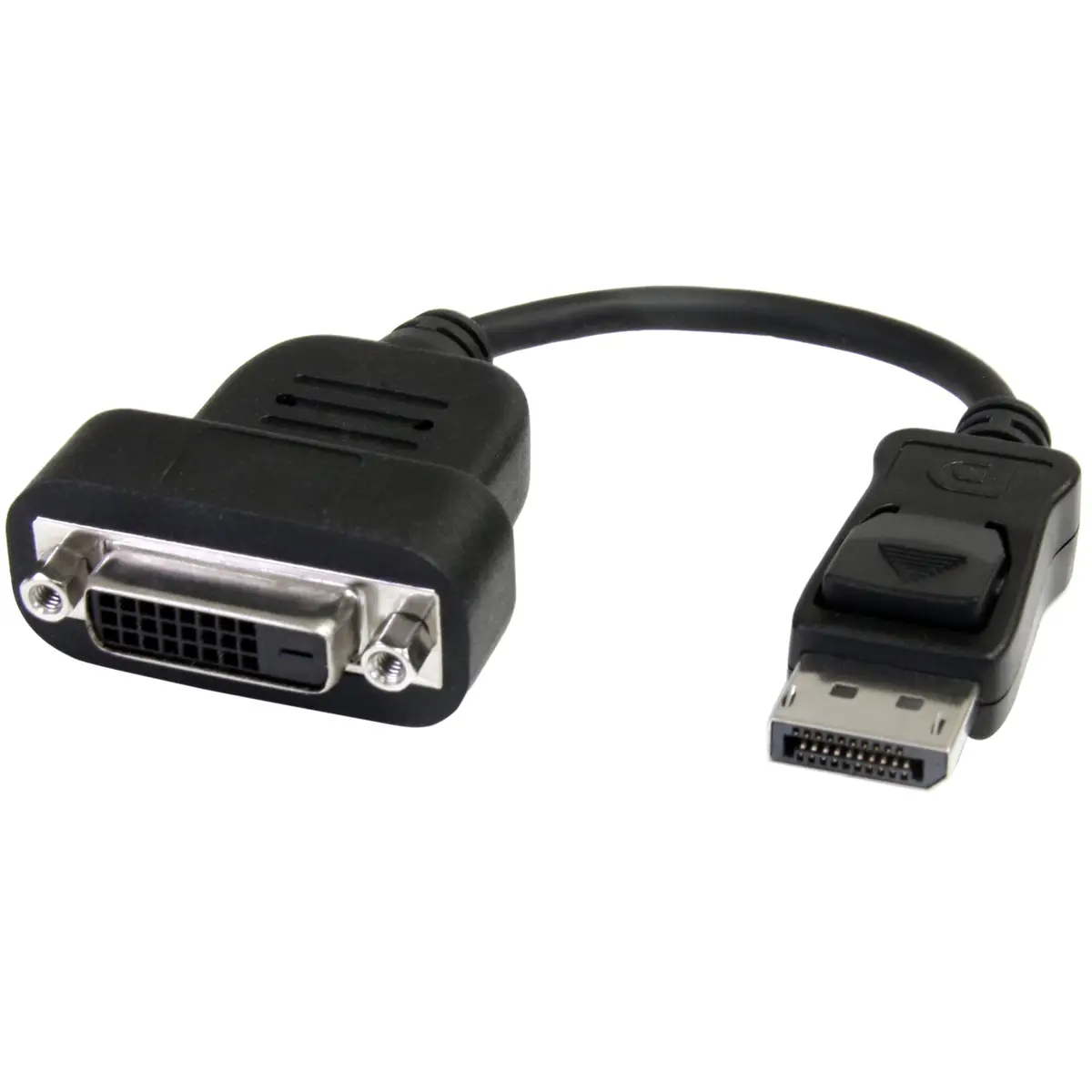 DisplayPort/DVI-D Adapter Stecker/Buchse Schwarz