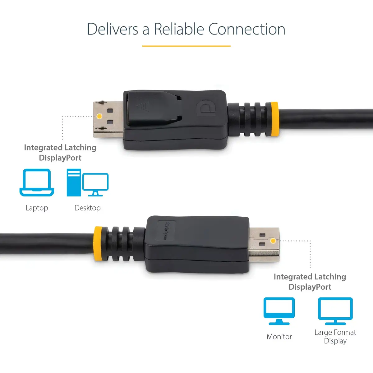 DisplayPort Kabel Stecker/Stecker Schwarz 0,5 m