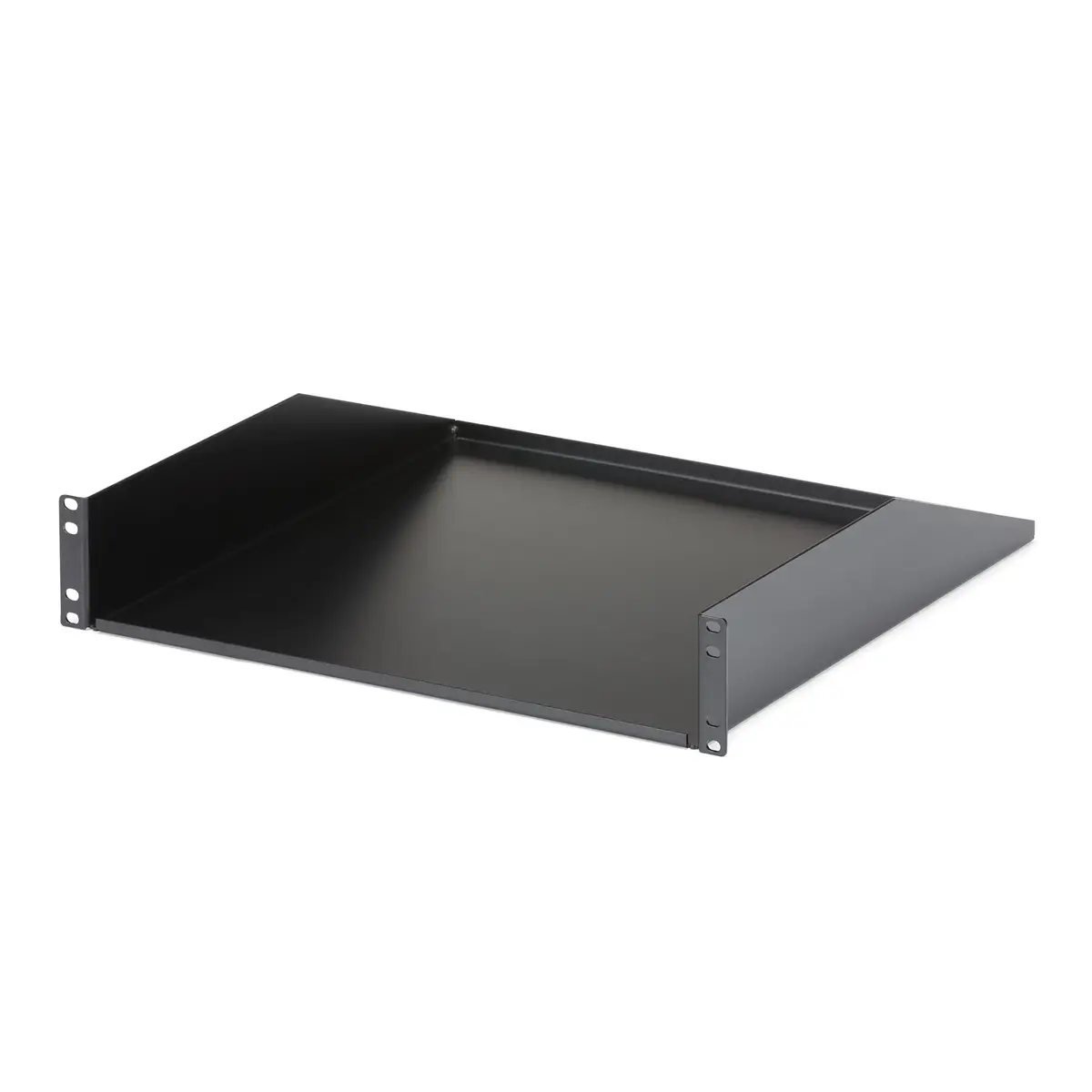 2 HE 19 Fest montierbarer Schwerlast Fachboden für Server Rack/ Schrank bis 56 Kg