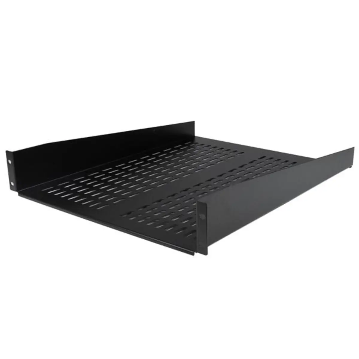 2 HE 19 Fest montierbarer Fachboden für Server Rack/ Schrank bis 22 Kg