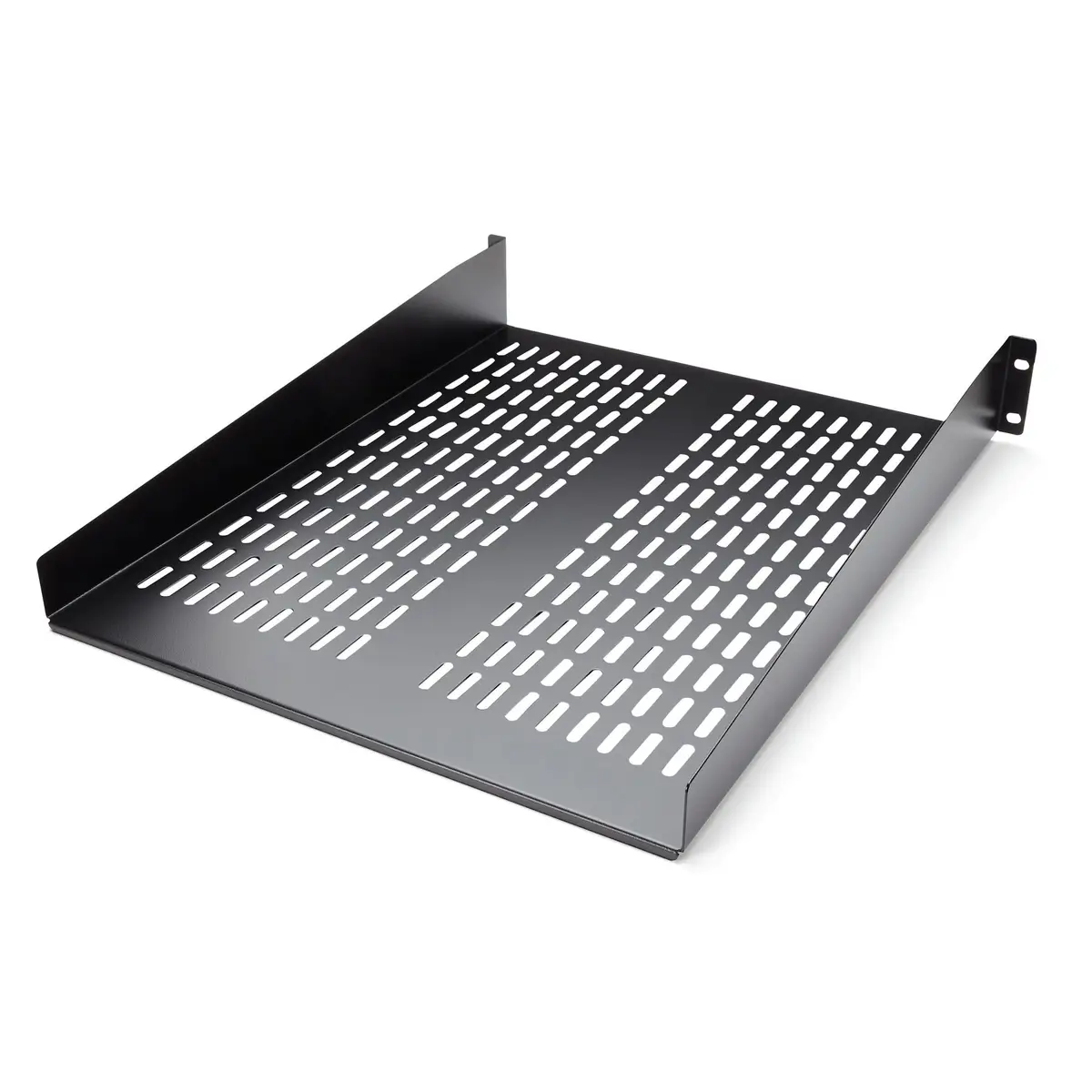2 HE 19 Fest montierbarer Fachboden für Server Rack/ Schrank bis 22 Kg