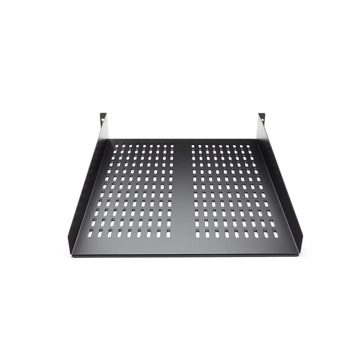 2 HE 19 Fest montierbarer Fachboden für Server Rack/ Schrank bis 22 Kg