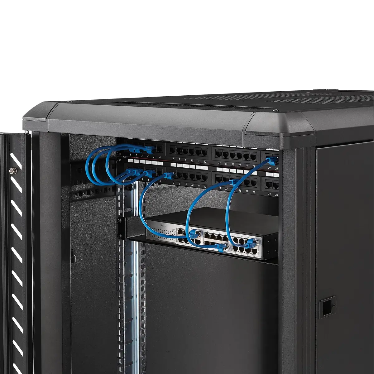 19" 1HE Server Rack Fachboden