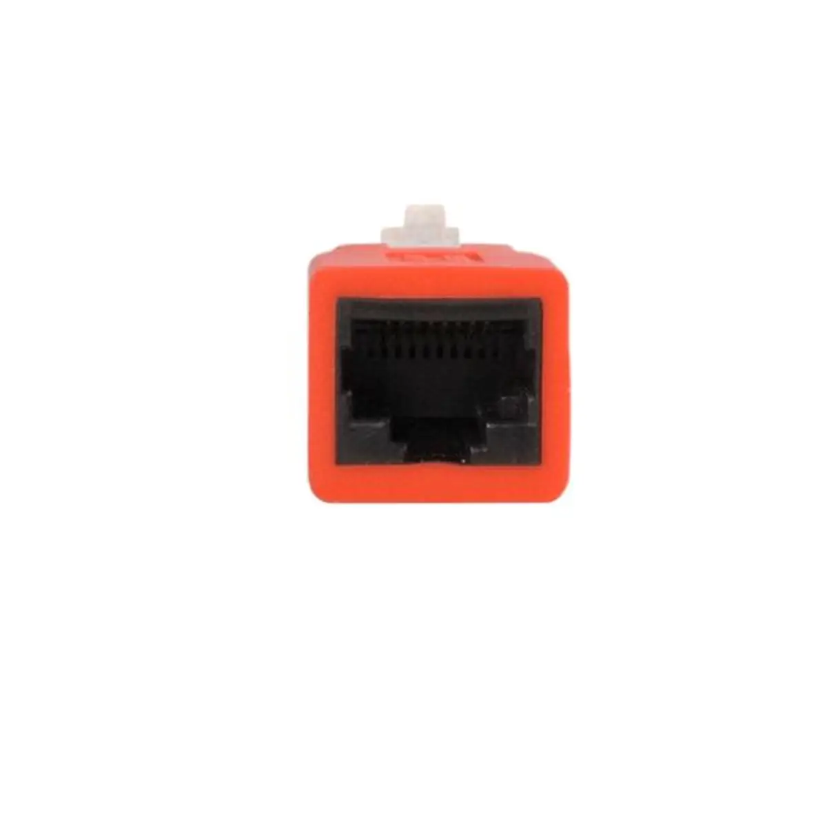 Gigabit Cat6 Crossover Ethernet Adapter RJ-45 Stecker/Buchse rot