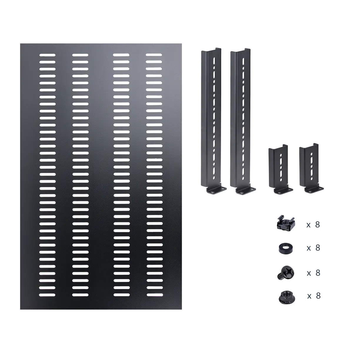19" 1HE verstellbarer Schwerlast Fachboden für Server/Rack max. 113kg