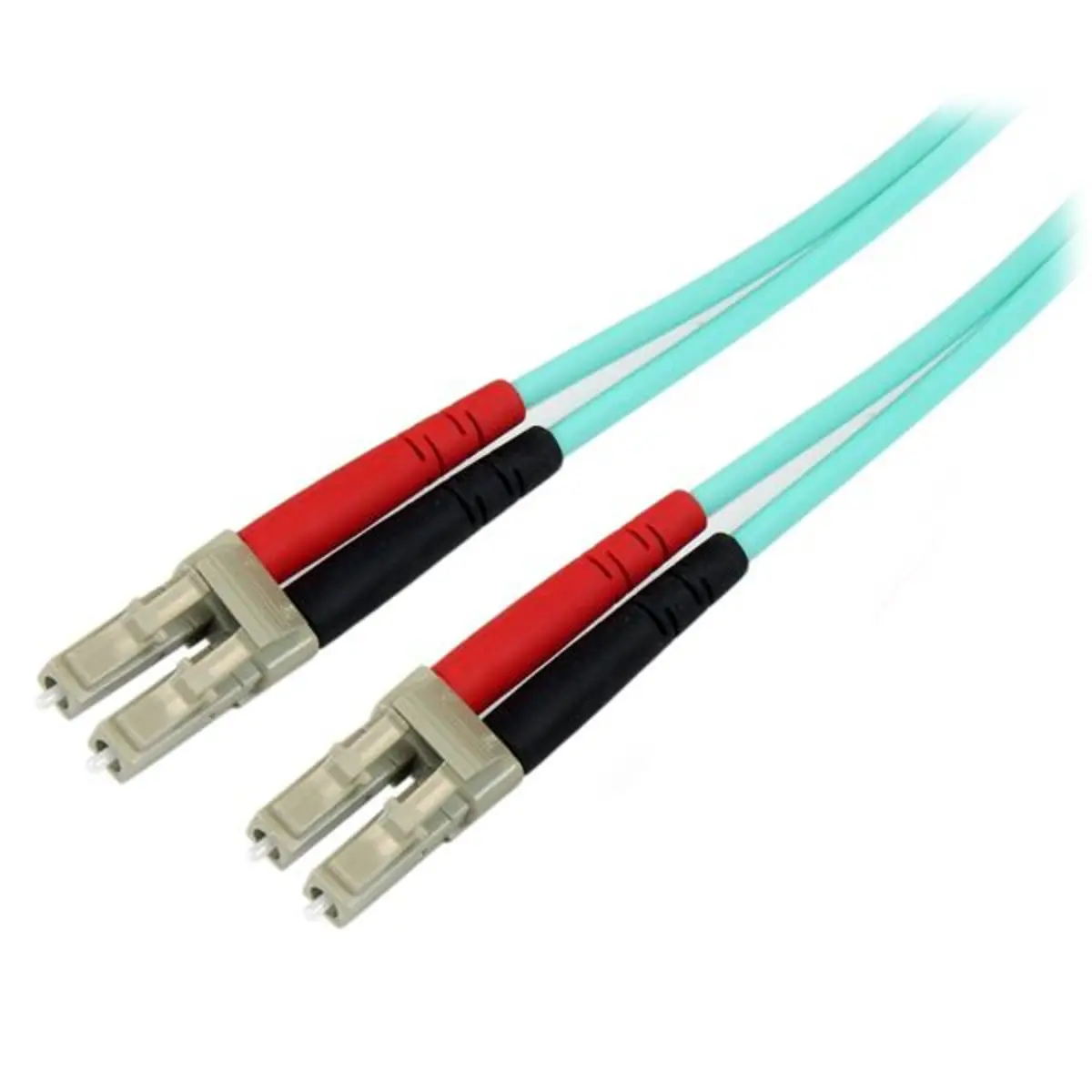 LWL Duplexkabel LC/LC 50/125µ aquamarin 2m