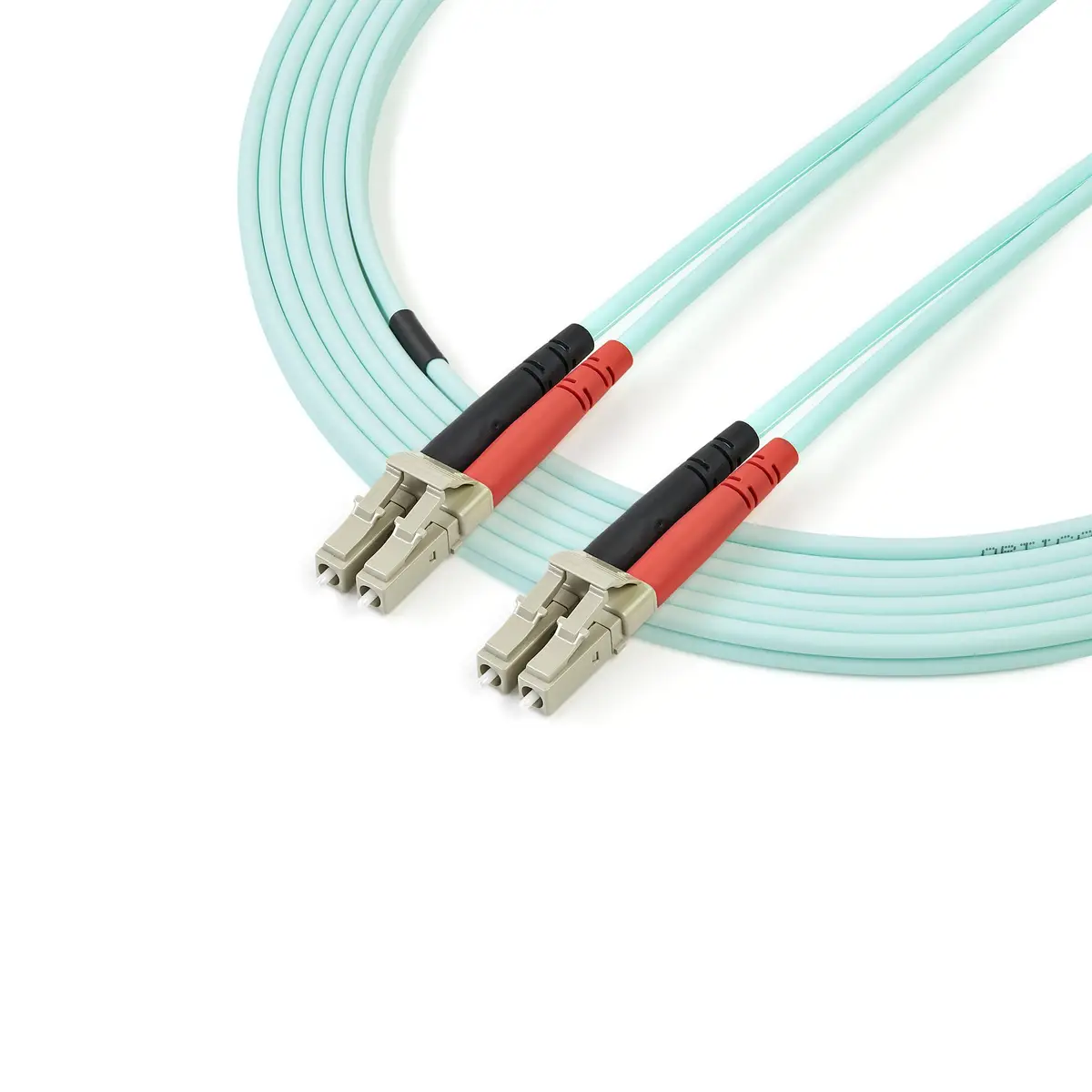 LWL Duplexkabel LC/LC 50/125µ aquamarin 2m