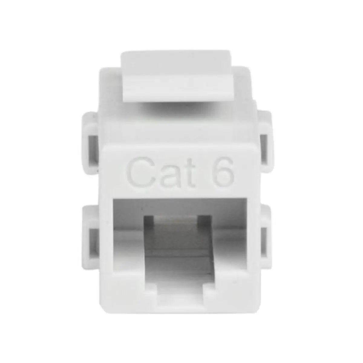 Netzwerkkoppler RJ-45 Cat6 weiß