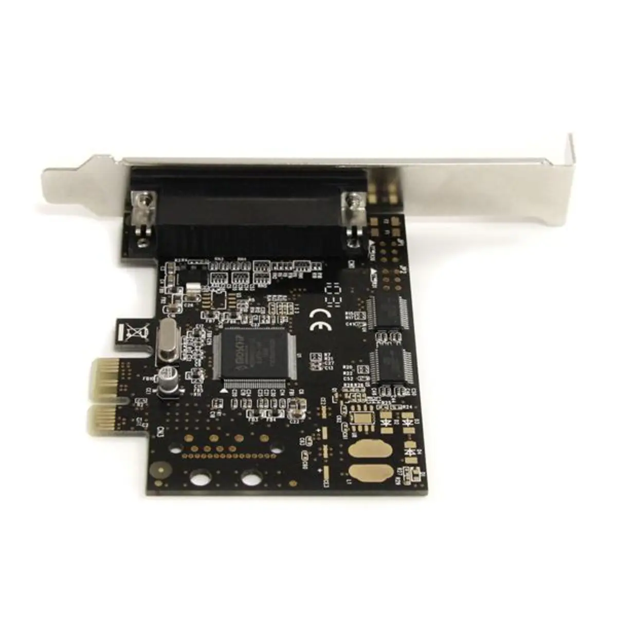 2S1P PCI Express Schnittstellenkarte - PCIe Seriell / Parallel Karte mit Breakout Kabel