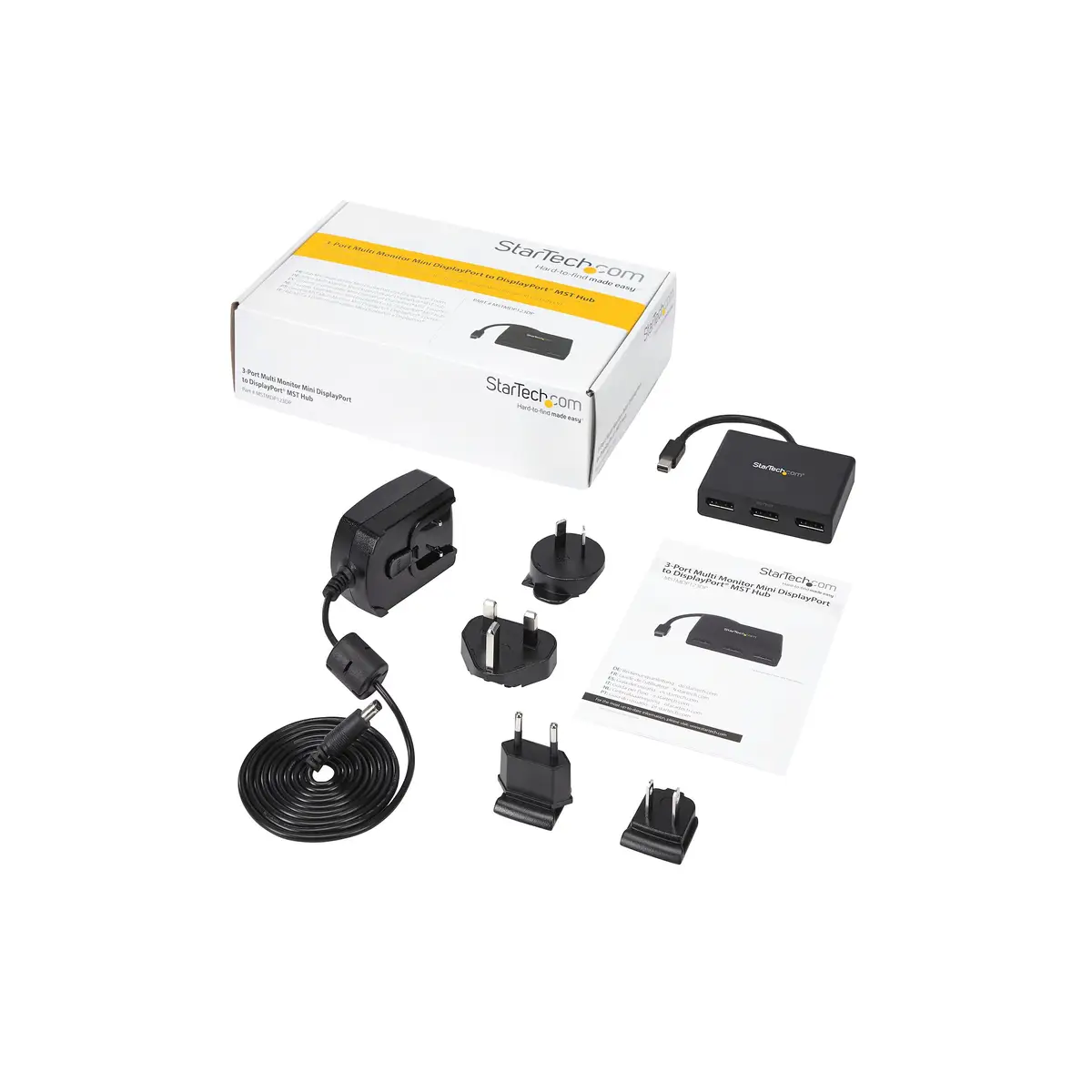 StarTech Mini-DisplayPort/DisplayPort MST Hub Triple Head