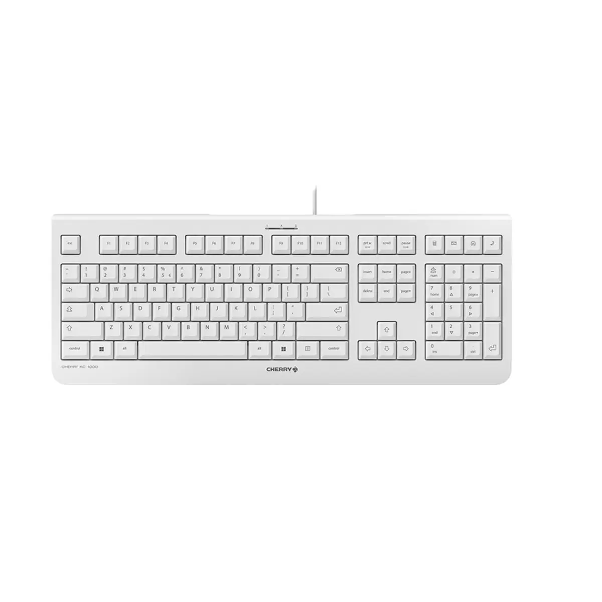 KC 1000 USB Tastatur Englisch Grau