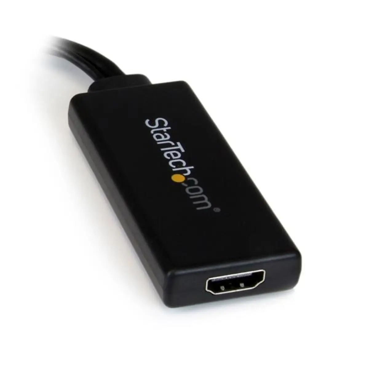 VGA Stecker auf HDMI Buchse Adapter mit USB Stecker Audio und Power Converter Schwarz