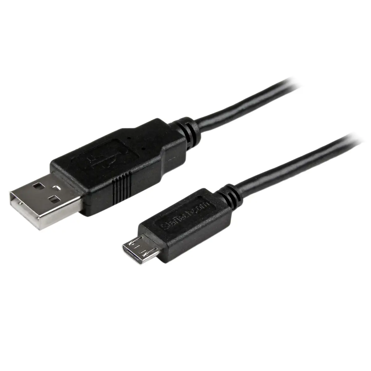 Kabel Micro-USB Stecker/USB Stecker 2m schwarz