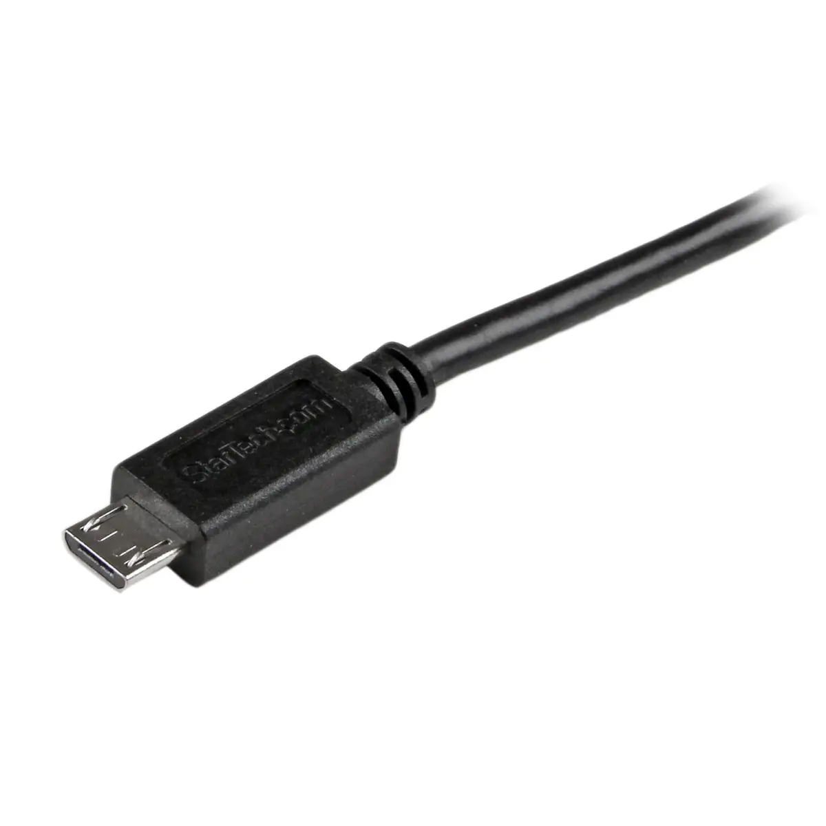Kabel Micro-USB Stecker/USB Stecker 2m schwarz