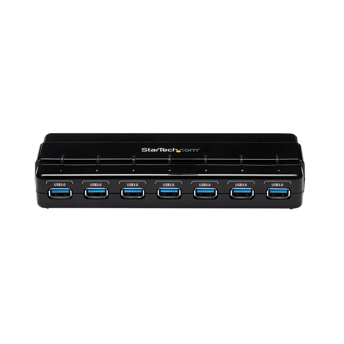 USB 3.0 Hub 7 Port mit Power Adapter Schwarz