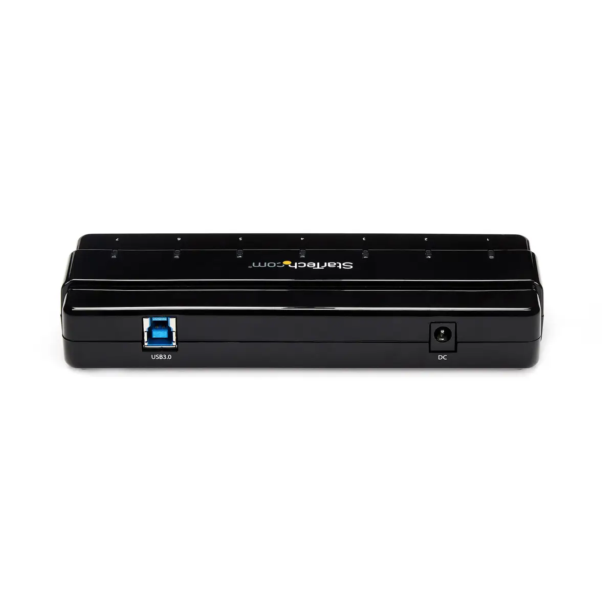 USB 3.0 Hub 7 Port mit Power Adapter Schwarz