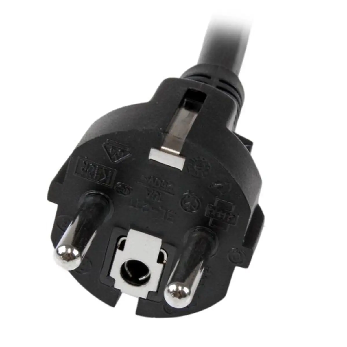 Kaltgerätekabel Schuko CEE7 to IEC 320 C19 schwarz 2m
