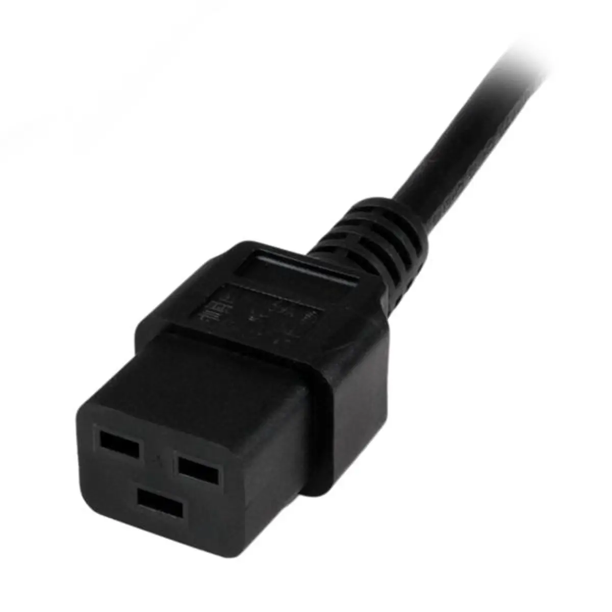 Kaltgerätekabel Schuko CEE7 to IEC 320 C19 schwarz 2m