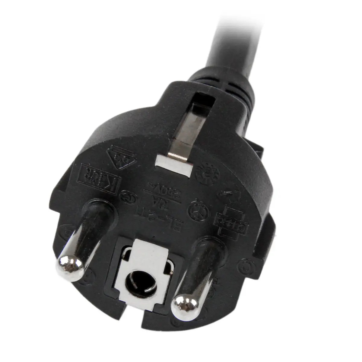 Kaltgerätekabel Schuko CEE7 to IEC 320 C19 schwarz 2m