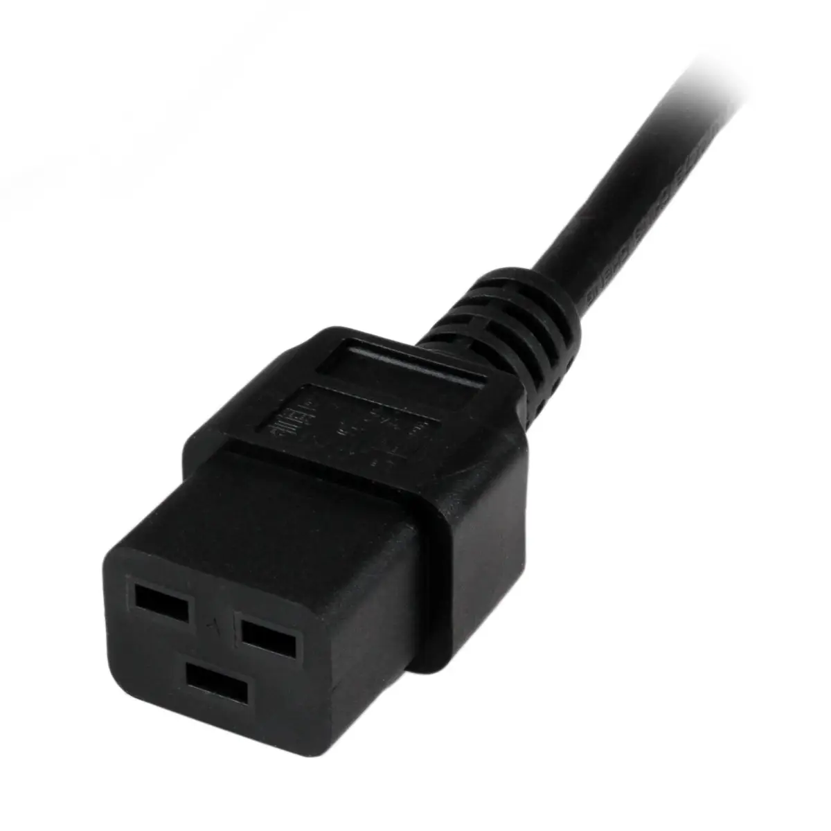 Kaltgerätekabel Schuko CEE7 to IEC 320 C19 schwarz 2m