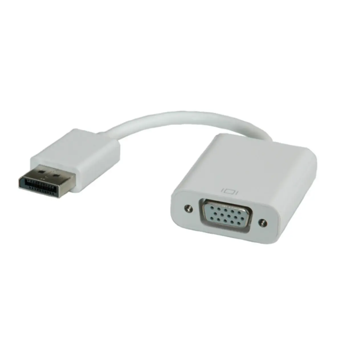 DisplayPort auf VGA Adapter Weiß