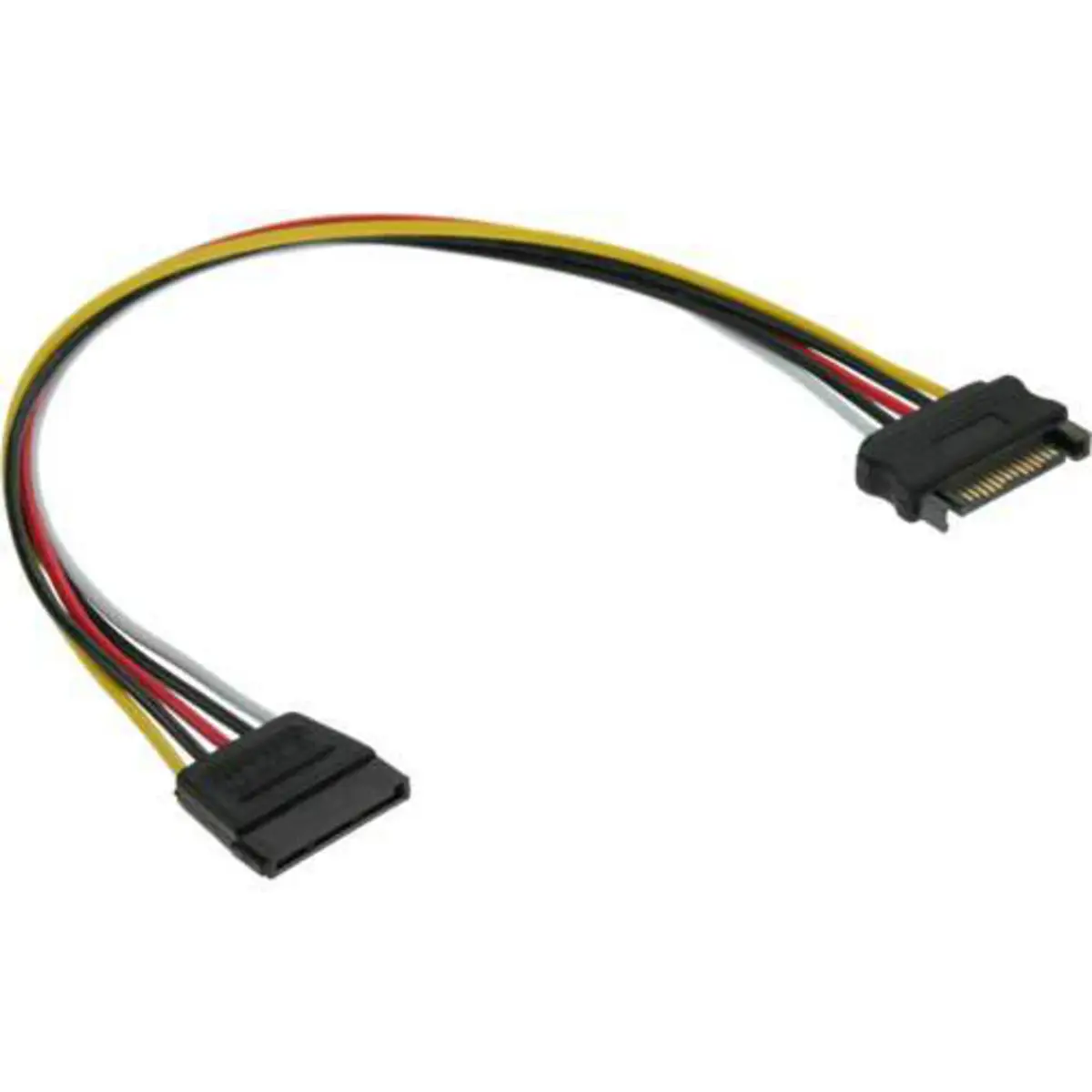 Strom Verlängerung intern SATA Stecker/Buchse 0,5 m