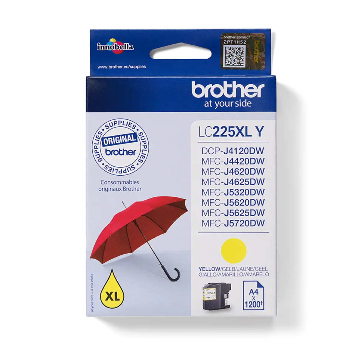 Bredher Ink Cartridge LC-225XLY yellow