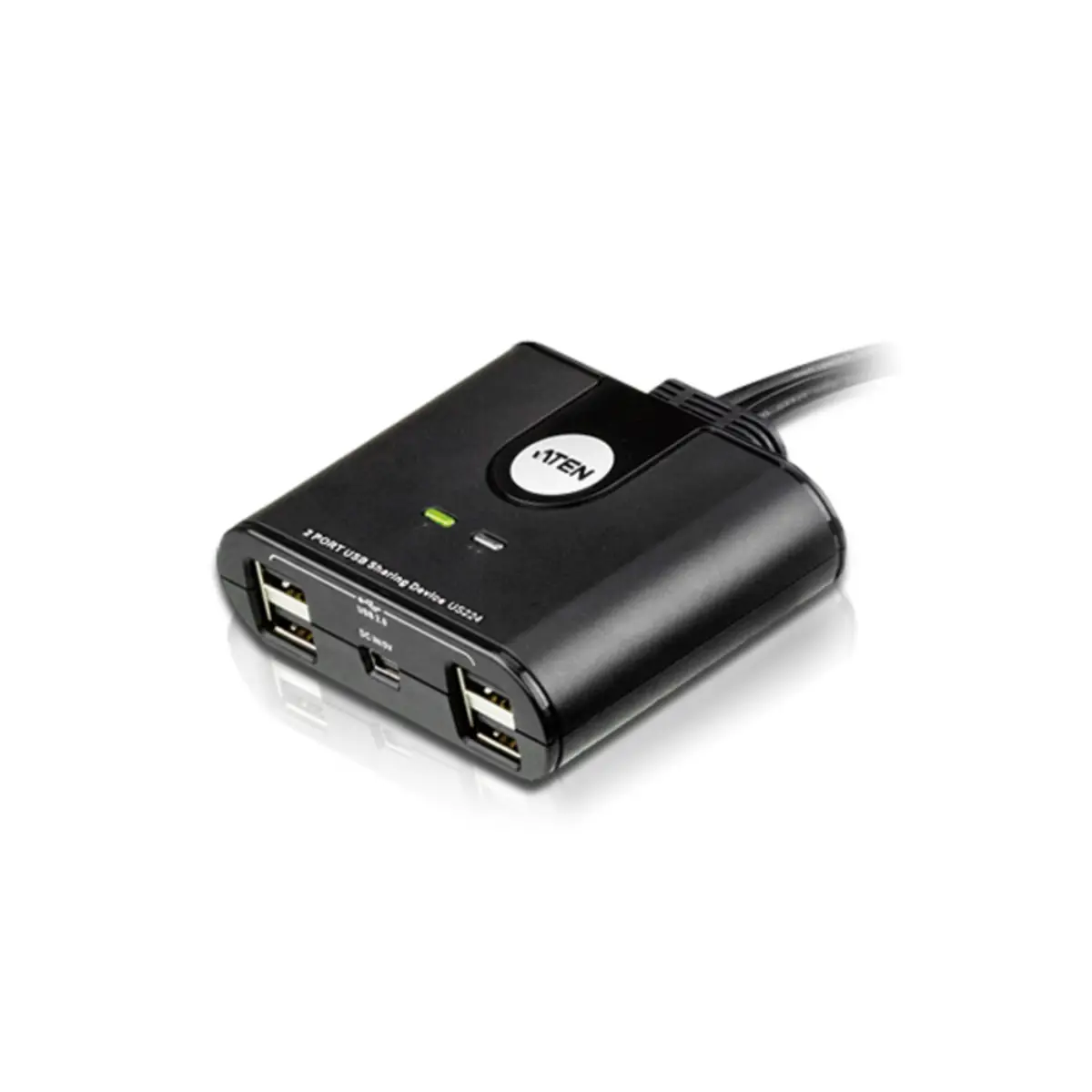 US224 USB 2.0-Peripheriegeräte-Switch mit 2 Ports