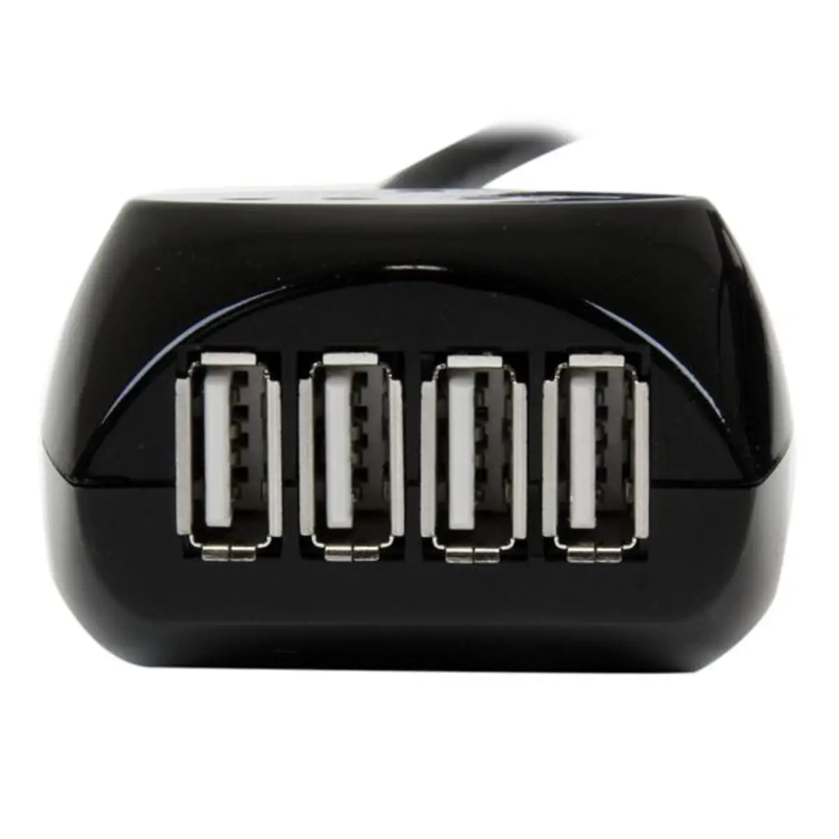 USB 2.0 Kabel aktiv mit 4-Port Hub schwarz 15m