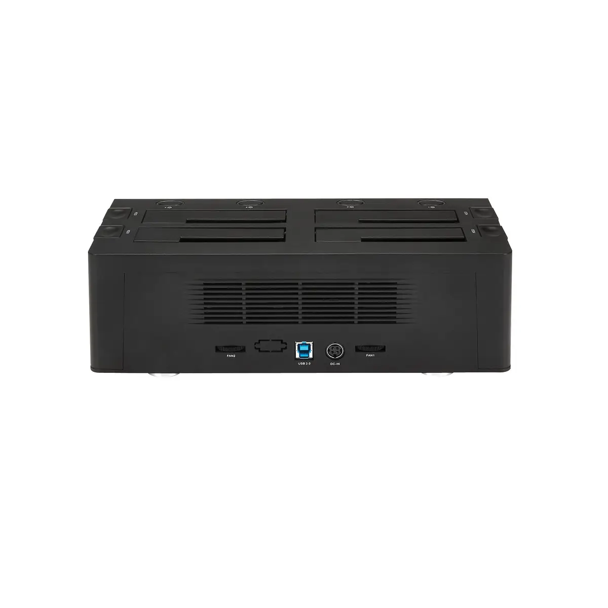 Festplatten/SSD Dockingstation USB 3.0 4 Bay 2,5"/3,5" SATA III mit UASP und zwei Lüftern
