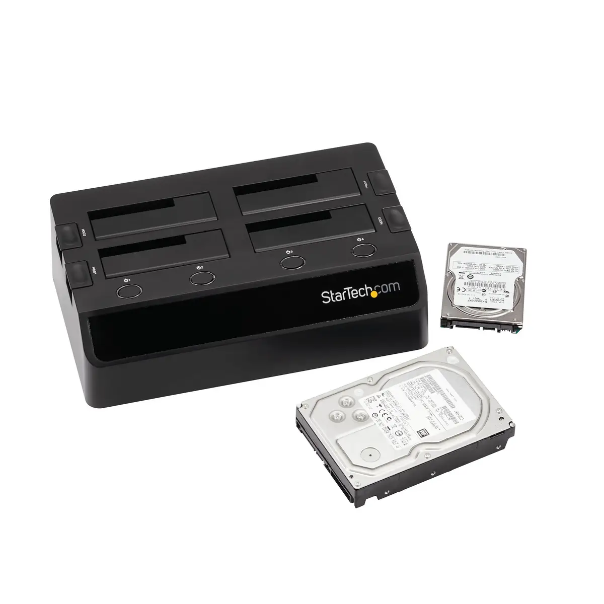 Festplatten/SSD Dockingstation USB 3.0 4 Bay 2,5"/3,5" SATA III mit UASP und zwei Lüftern