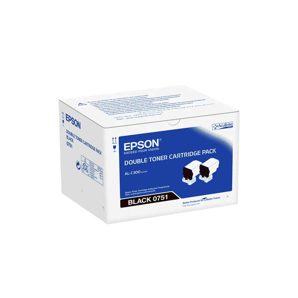 Toner C13S050750 ca. 7300 Seiten schwarz Twin Pack