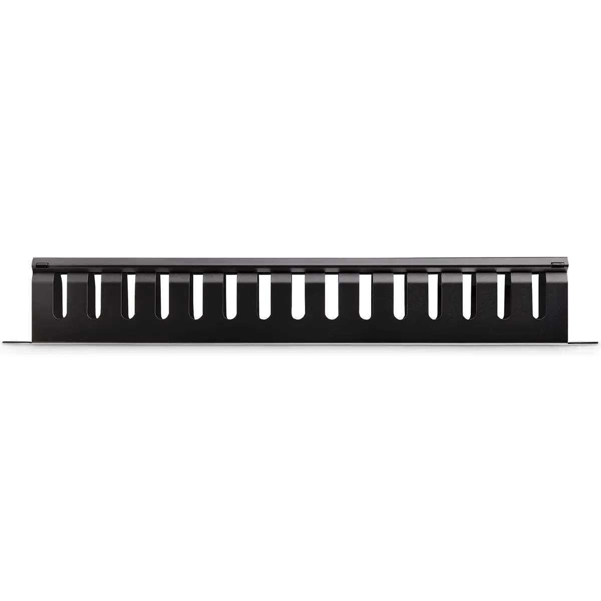 1 HE 19" Rangierpanel/Kabelordner Kabelmanagement mit Abdeckung