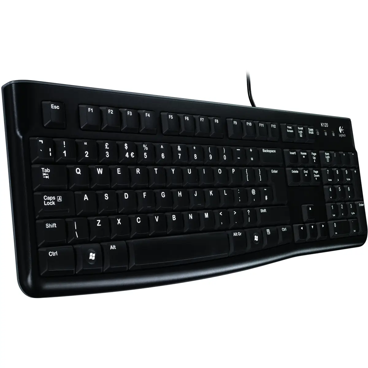 K120 Tastatur für Business Schwarz Layout Französisch