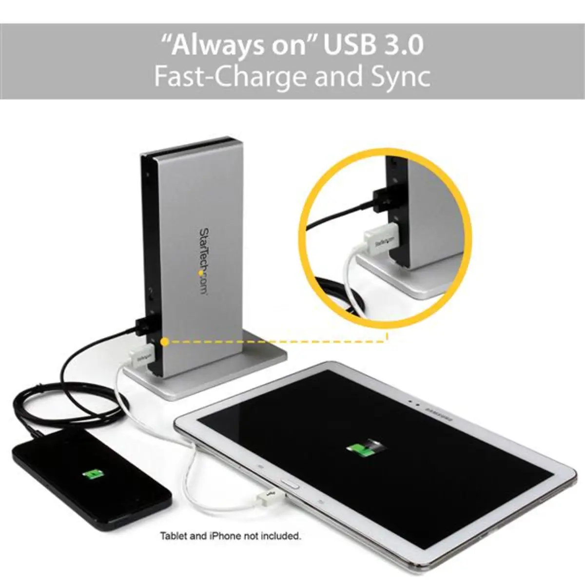 StarTech USB 3.0 Dockingstation with Dual DVI / USB 3.0 / Gigabit Ethernet