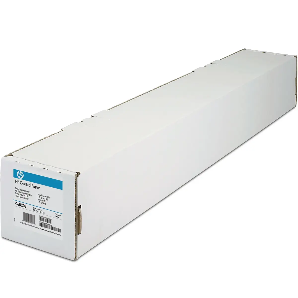 gestrichenes Papier 24 Rolle f.DJ700 755CM/750C Plus/750C/1050C/1055CM/430/ HP gestrichenes Papier 61,0 cm ( 10,2 cm (4'')) Rolle f.DJ700 755CM/750C Plus/750C/1050C/1055CM/430/