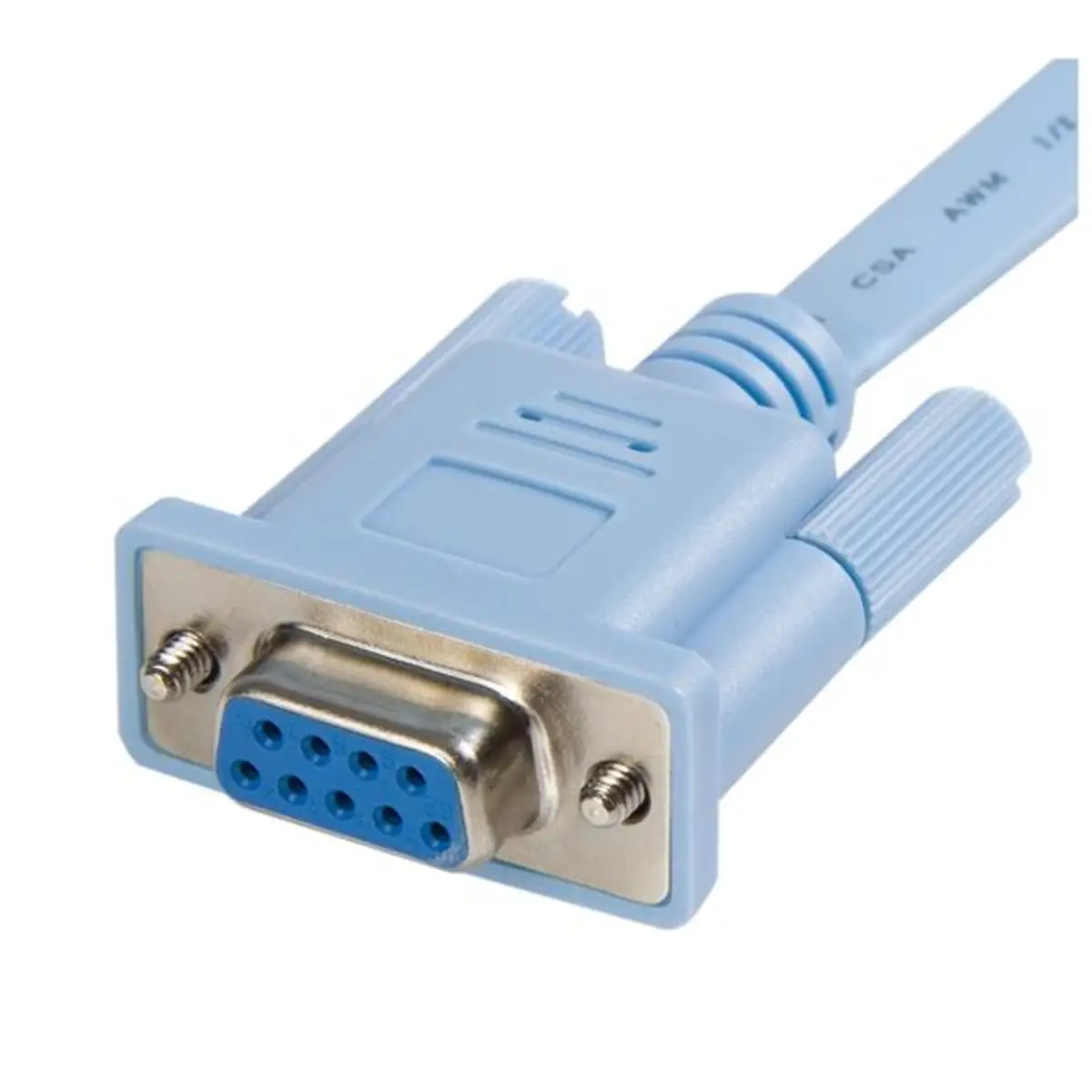 RJ-45 auf DB9 Cisco Konsolen Management Router Kabel Stecker/Buchse Blau 1,8m